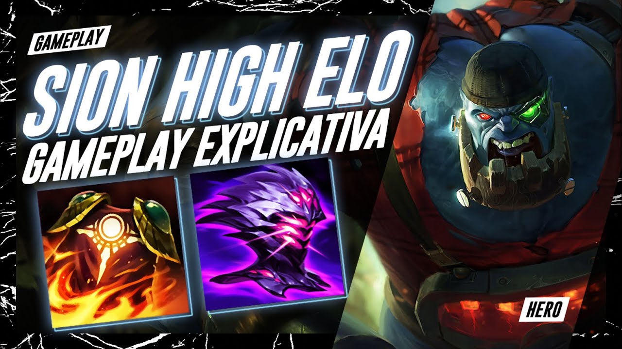 SION TOP [MESTRE/GRÃO MESTRE] GAMEPLAY EXPLICATIVA CONTRA COUNTER