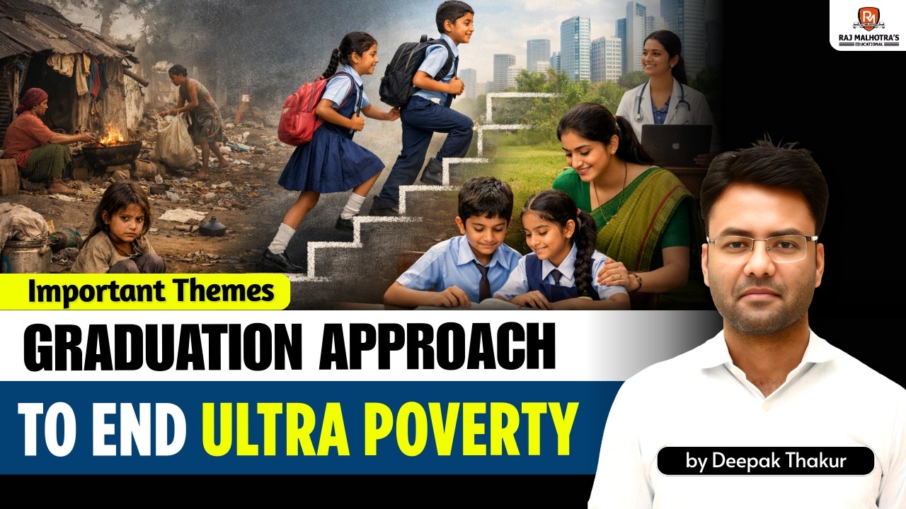 Theme 3 - Graduation approach to END Ultra Poverty | Economic Survey for UPSC | Deepak Thakur