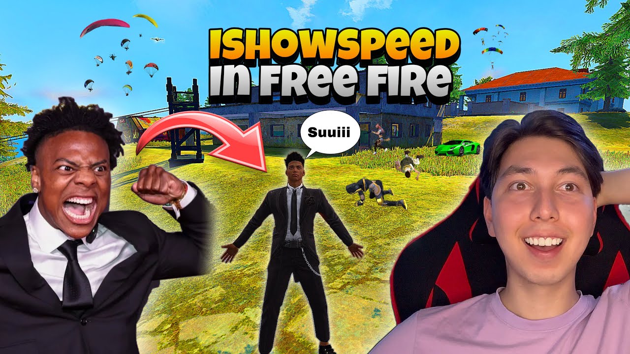 ISHOWSPEED В FREE FIRE 🍷🗿 - он профессиональный игрок ⁉️ - Mehdix Free Fire
