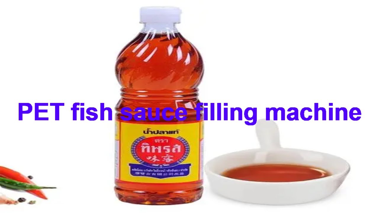 15000BPH PET fish sauce filling machine and capping machine