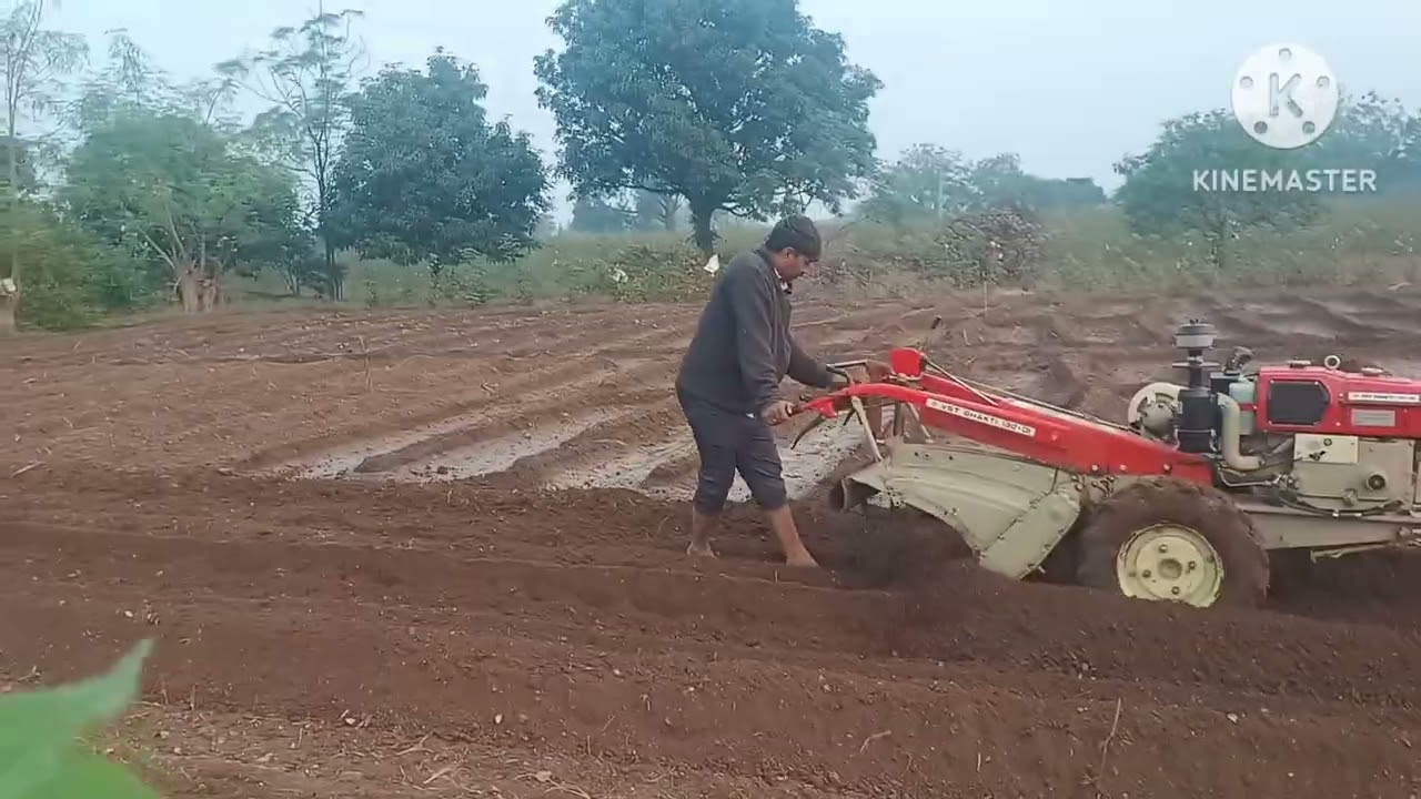 vst Power tiller work