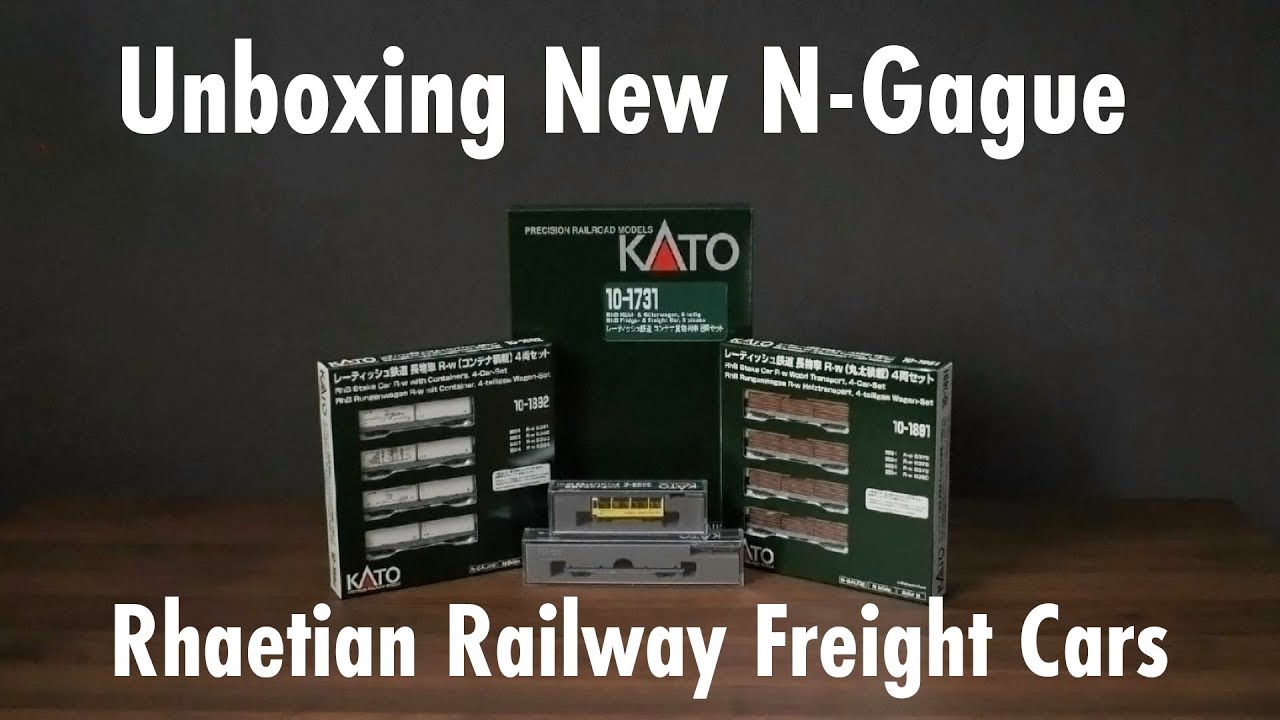 Unboxing Kato's New Rhaetian Railway Freight Cars (and some other stuff)
