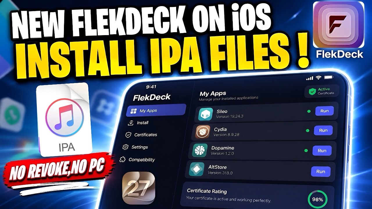 [НОВИНКА] Установка IPA-файлов на iPhone и iPad &mdash; без ПК и без вылетов | iOS 15&ndash;16.6.1 и iOS 17 B...