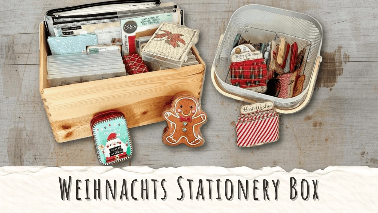Christmas Craft Supplies sortieren 🎄 | Bastelmaterial organisieren & bereitstellen für Weihnachten