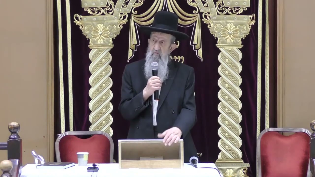 הרב בן ציון מוצפי • אשדוד בית הכנסת החידא • פרשת בהעלותך