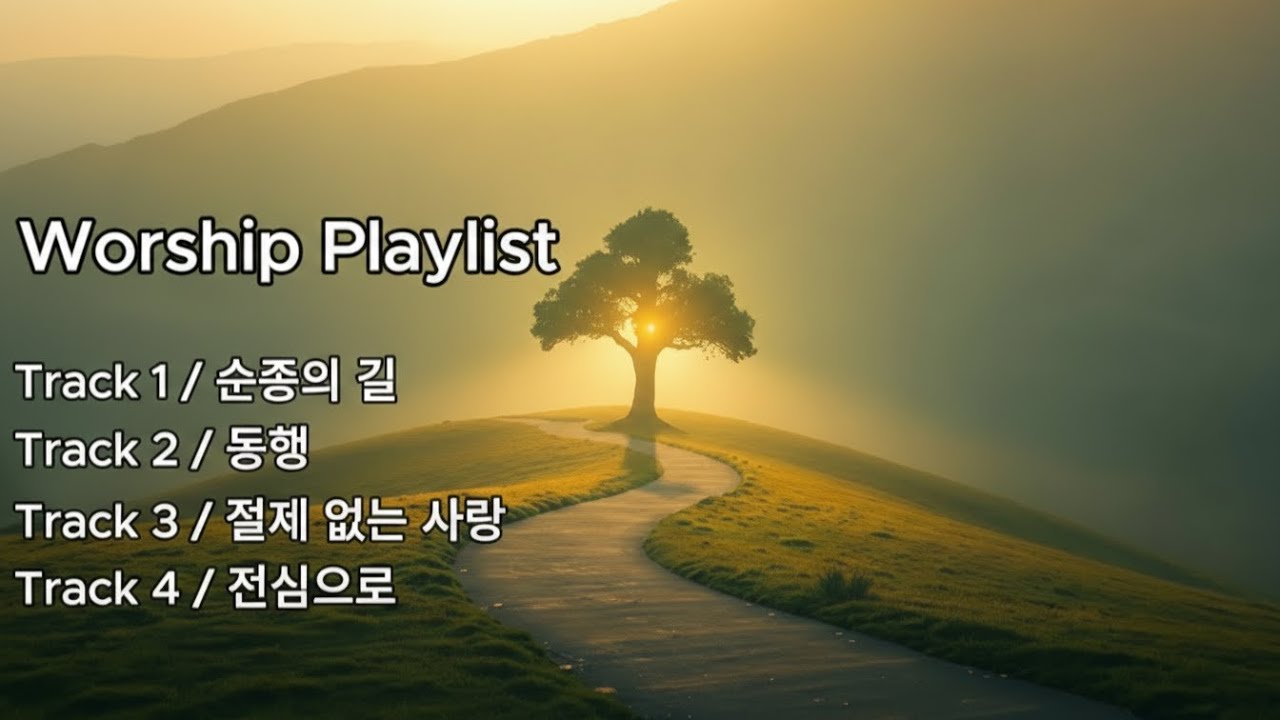 하나님과 함께 걷는 찬양 | 기도와 묵상을 위한 워십 플레이리스트