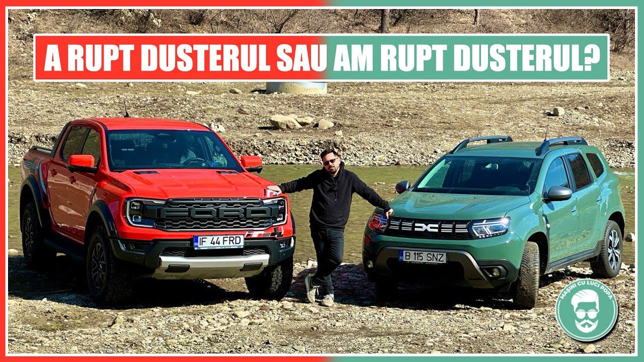 NOUA DACIA DUSTER 2023 vs FORD RAPTOR în OFF-ROAD! Are vreo ȘANSĂ? Am stricat DUSTER-UL?