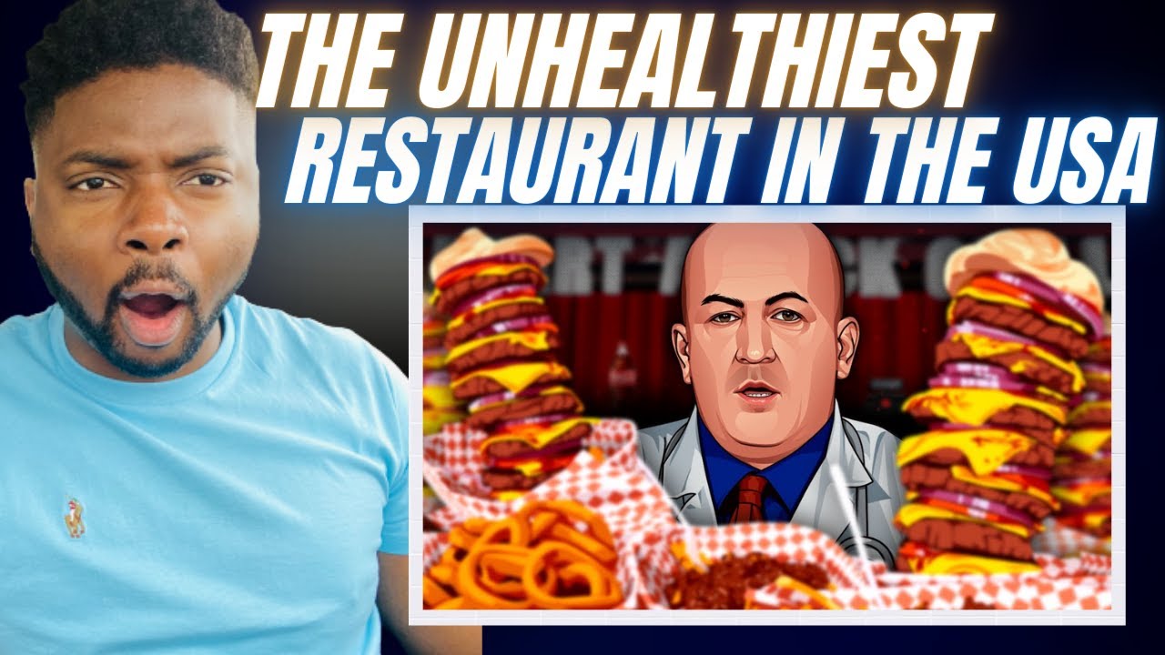 🇬🇧BRIT Reacts To THE UNHEALTHIEST RESTAURANT IN AMERICA!