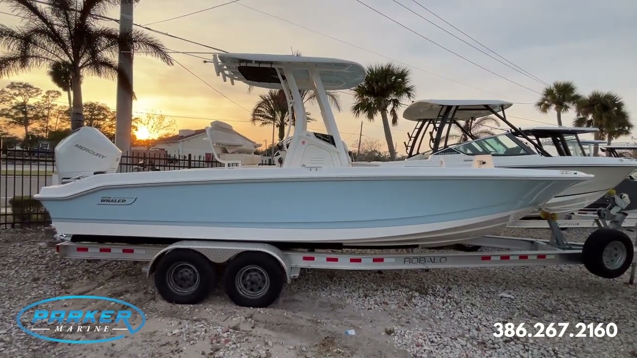 New 2026 Boston Whaler 250 Dauntless 25 ft Boat For Sale In New Smyrna Beach, FL: Walkaround