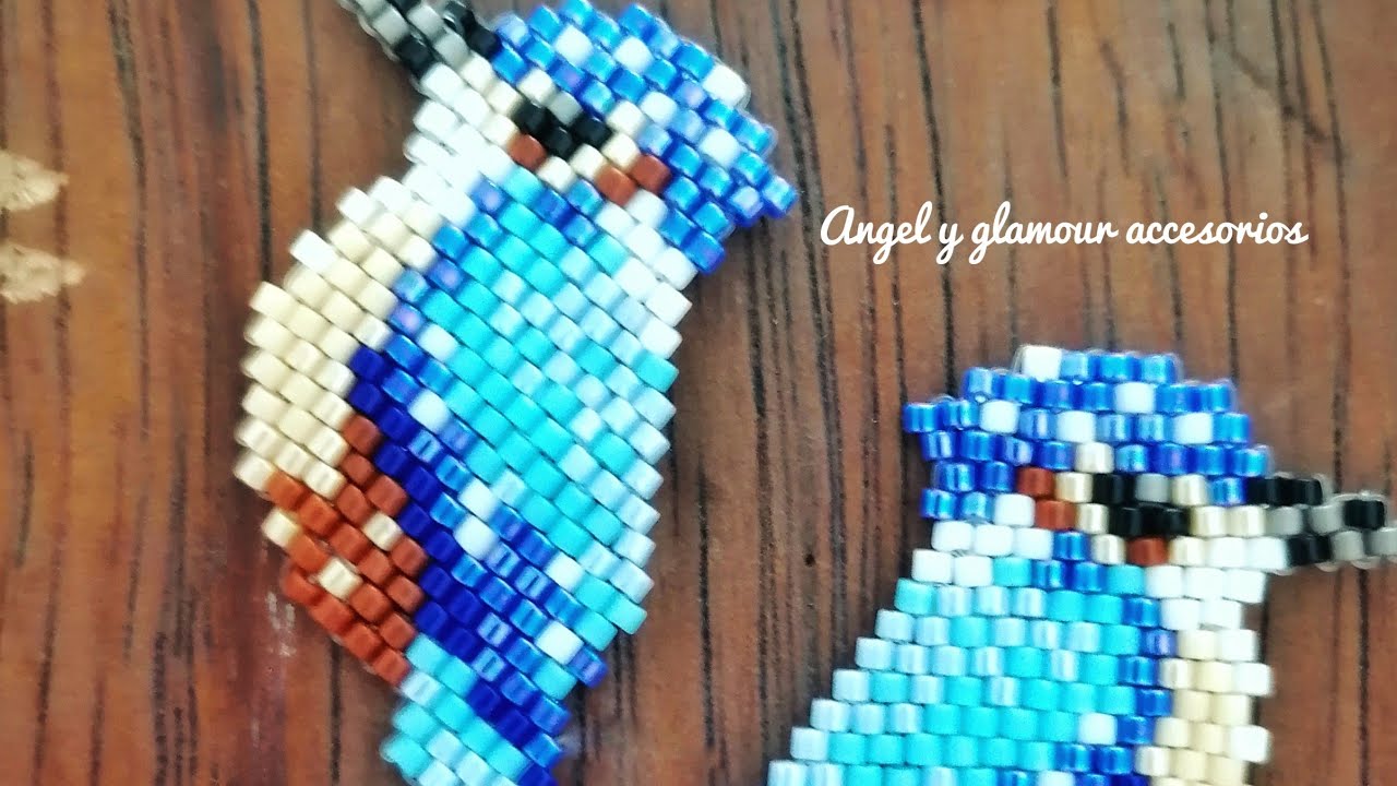 Divinos pájaros tejidos en miyuki. Te van a encantar