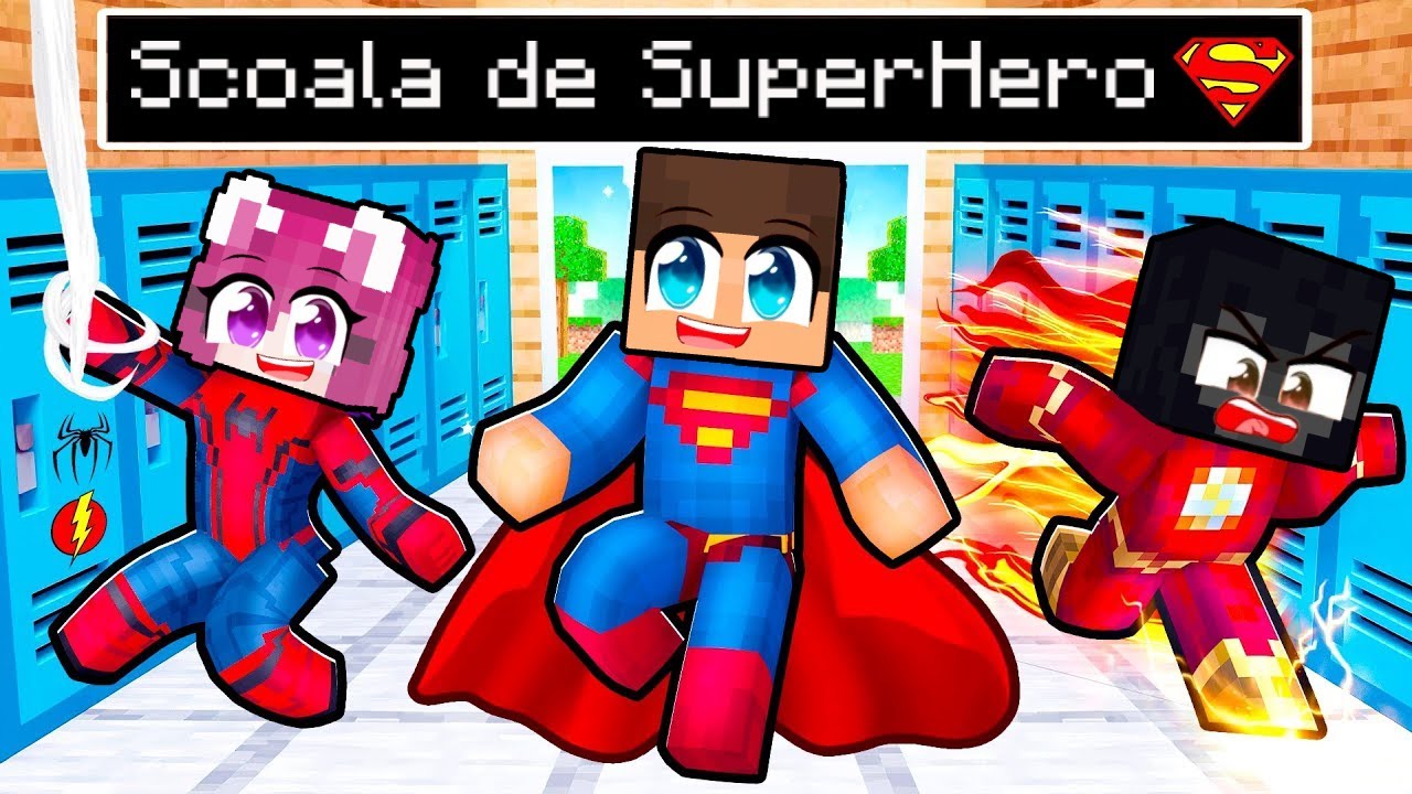 *SCOALA* de SUPERHERO in Minecraft!