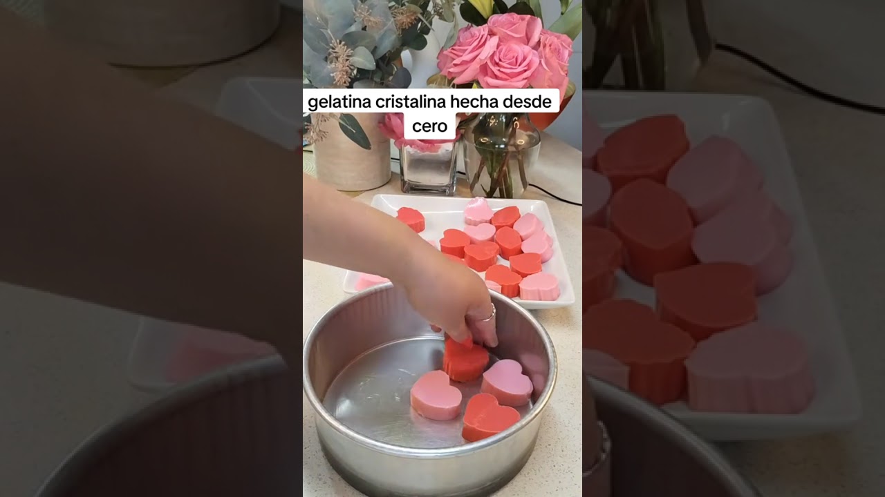 Gelatina cristalina hecha en casa 