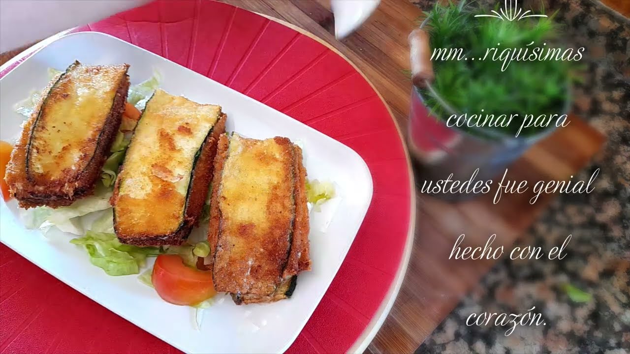 Receta de bocados de CALABACÍN