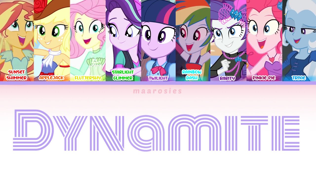 How would mlp sing Dynamite by BTS (cover by ListenSomin)