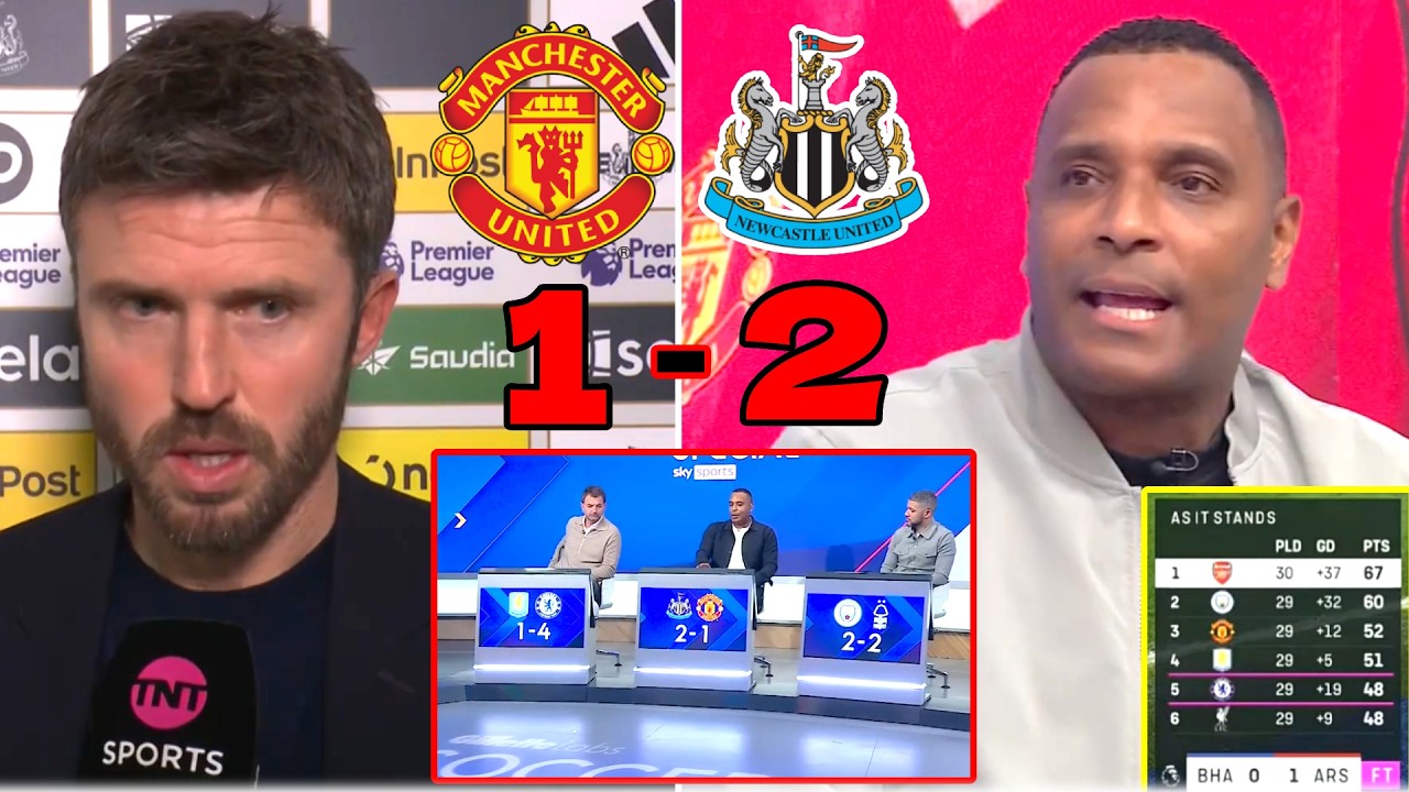 Newcastle x Manchester United 1-2: defeat with 10 players and Carrick reacts to United's performance