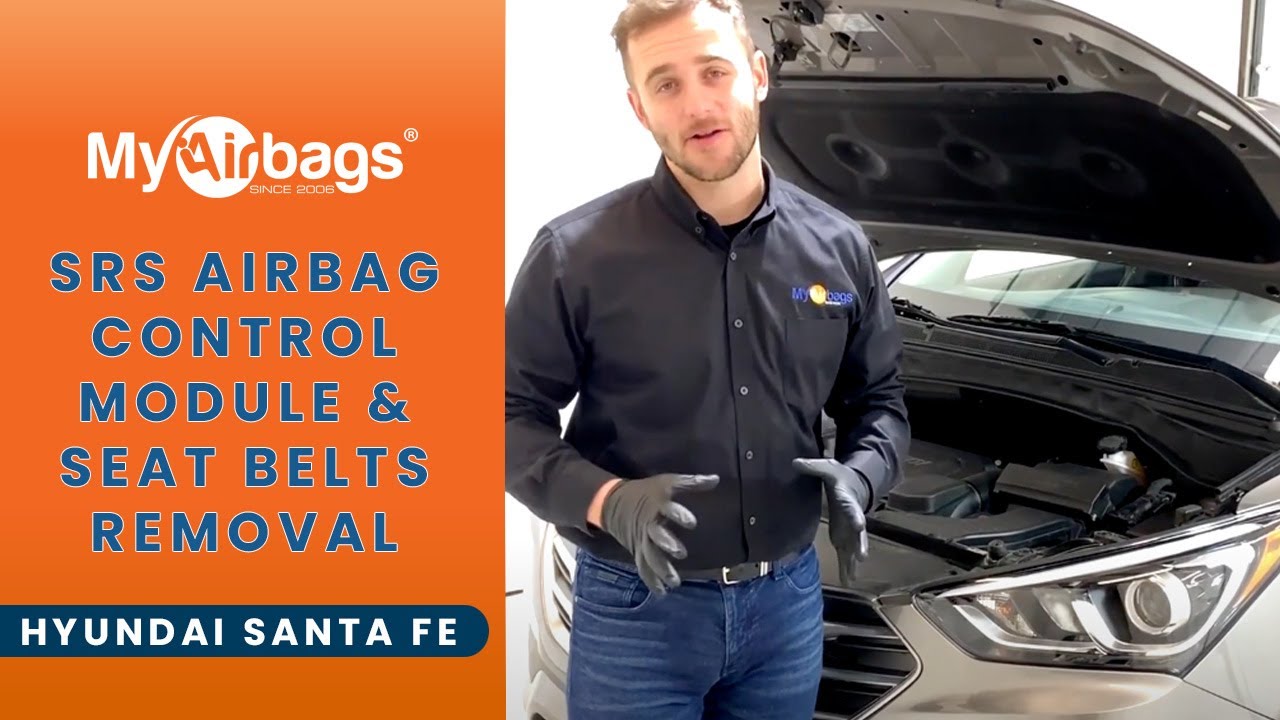 How to Remove SRS Airbag Control Module & Seat Belts on a Hyundai Santa FE  | MyAirbags