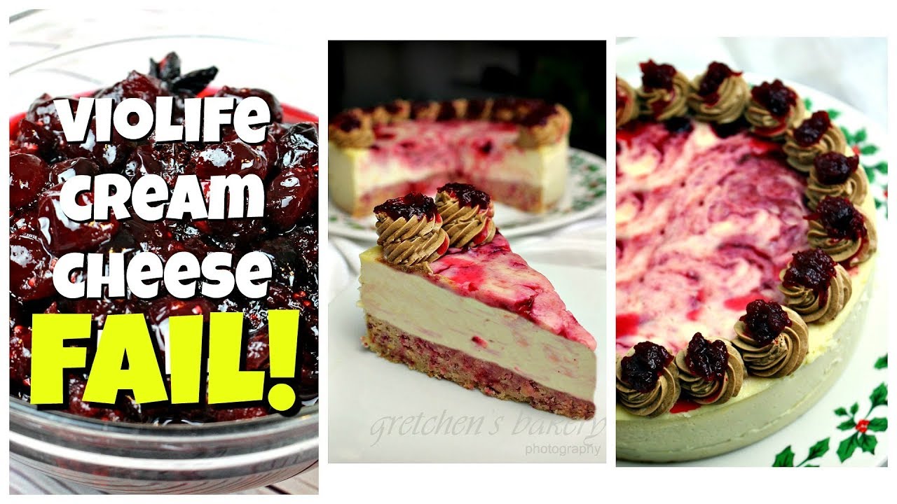How to Make Cranberry Cheesecake Recipe~ Major Violife Cream Cheese FAIL!