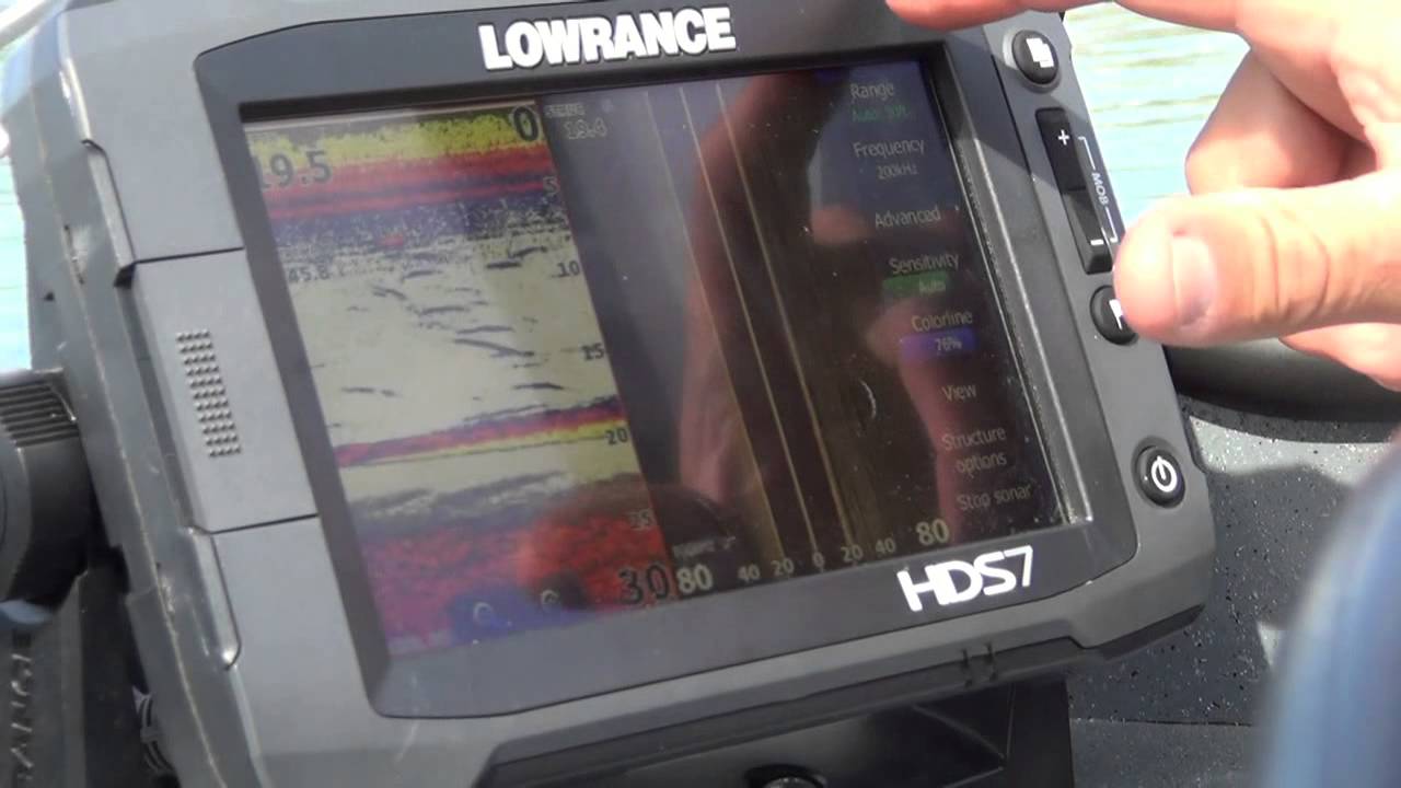 Демонстрация Lowrance HDS7 Touch
