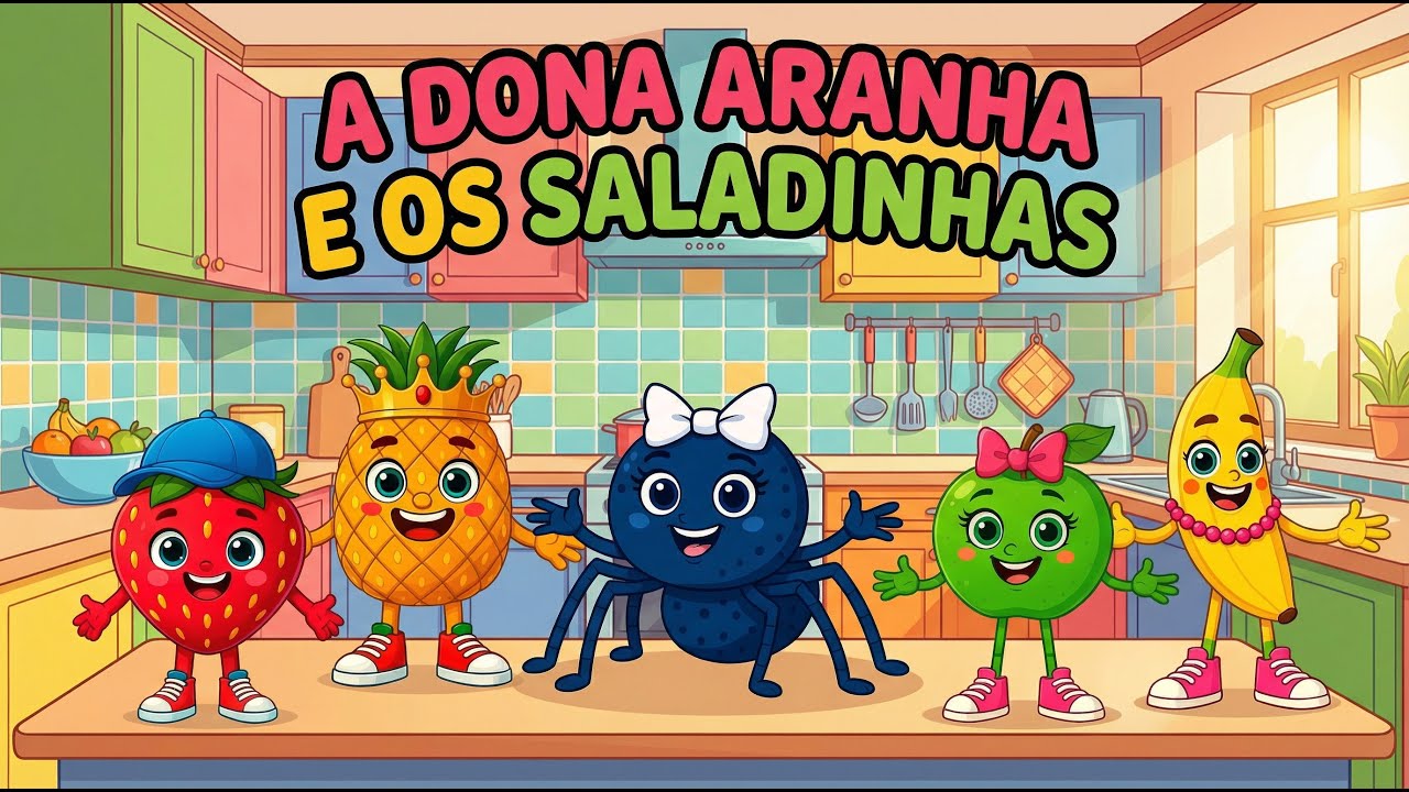 A Dona Aranha e os Saladinhas - Musica Infantil OFICIAL - Salada de Frutas