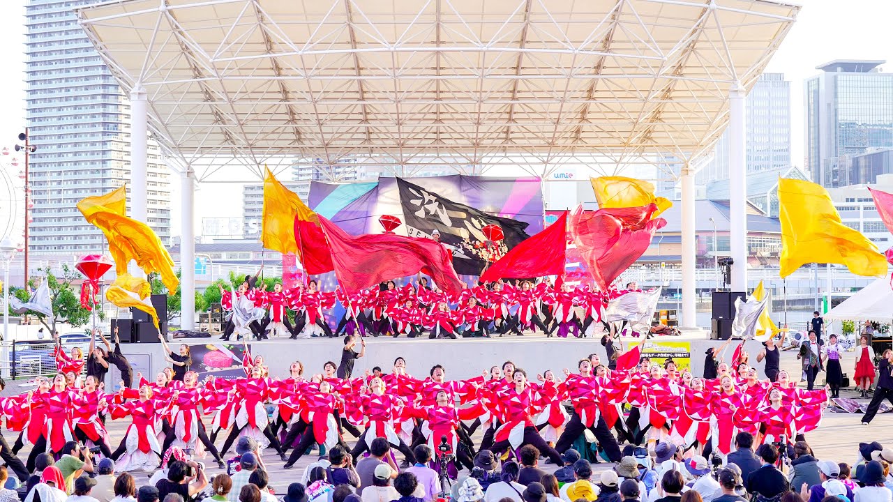 [4K] 近畿大学 洗心　【フィナーレ演舞】 Sailing KOBE 2024