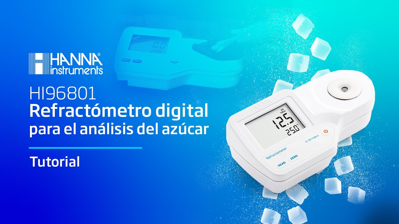 Refractómetro digital para el análisis del azúcar - HI96801