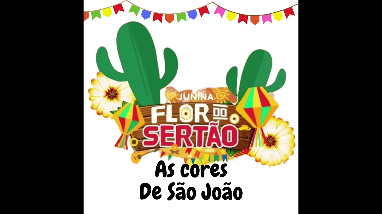 NAS CORES DO SÃO JOÃO - JUNINA FLOR DO SERTÃO
