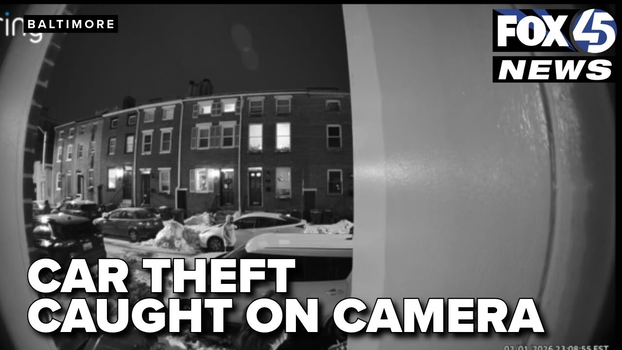Attempted car theft in Federal Hill captured on camera