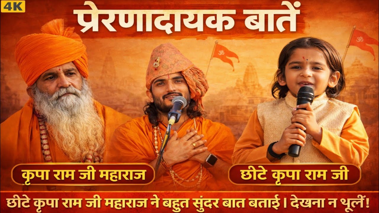 👉 कृपा राम जी महाराज के साथ छोटे कृपा राम जी की हृदय को छू लेने वाली बातें