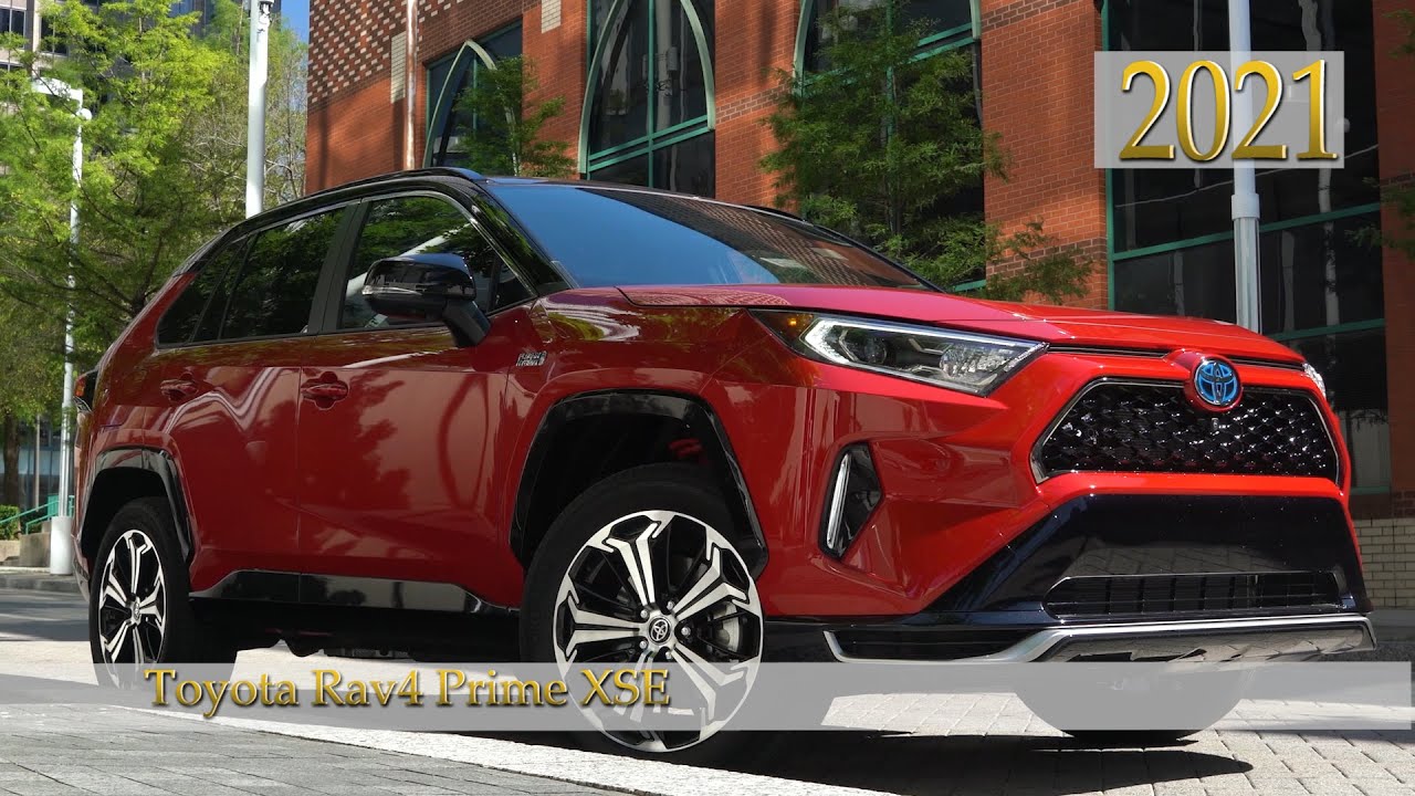 2021 Toyota Rav 4 Prime XSE plugin Hybrid SUV Interior Exterior Driving in 4K