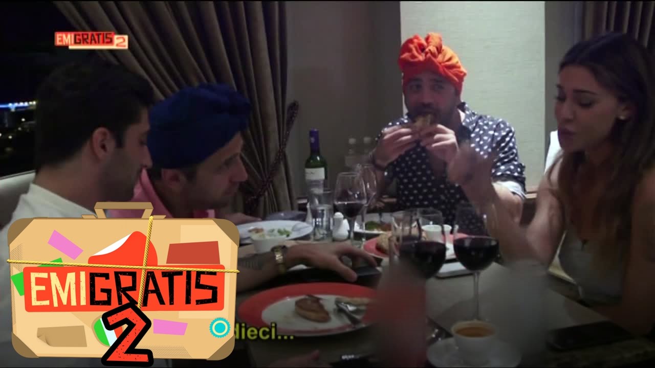 Emigratis 2 - Pio e Amedeo a cena con Belen e Andrea Iannone