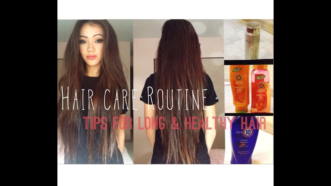 Hair Care Routine: Tips for Growing Long and Healthy Hair