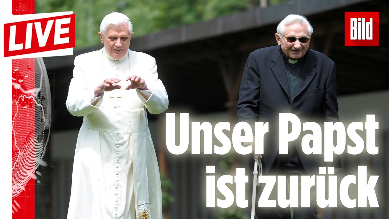 🔴 Papst Benedikt kehrt aus traurigem Grund nach Deutschland zurück | BILD live