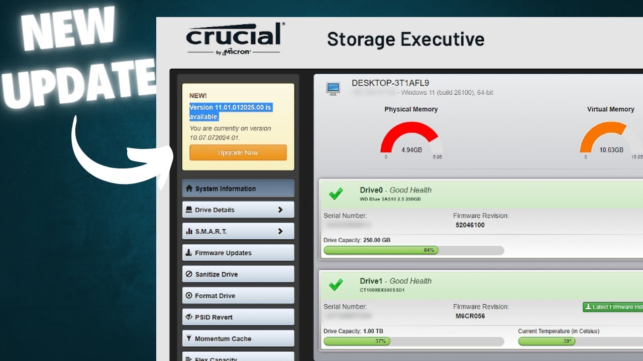 Crucial Storage Executive Latest Version UPDATE 😒