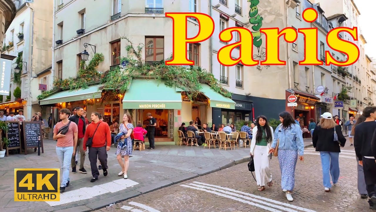 Paris,France🇫🇷 - Paris June 2024 - 4K HDR Walking Tour | Latin Qartier| Paris 4K | A Walk In Paris