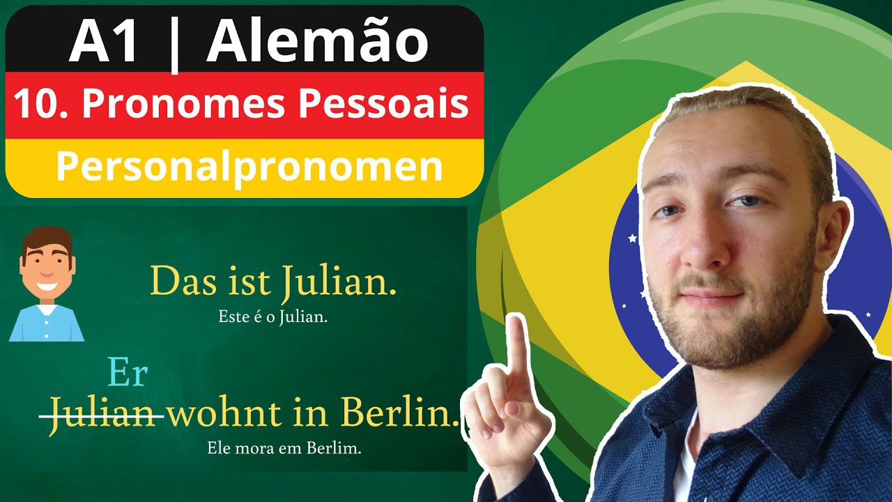 Aula de Alem&atilde;o 10 | Personalpronomen | Pronomes Pessoais | Aprender Alem&atilde;o | Irm&atilde;o Alem&atilde;o