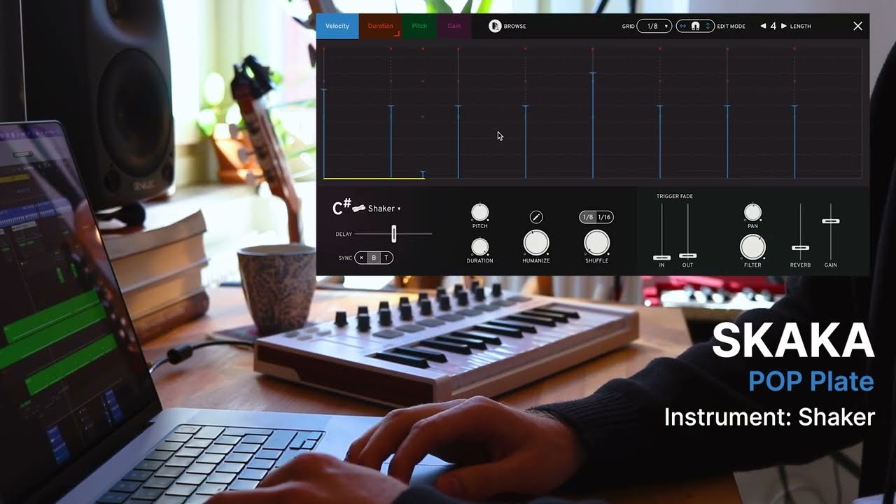 Creating music with Klevgrand instruments