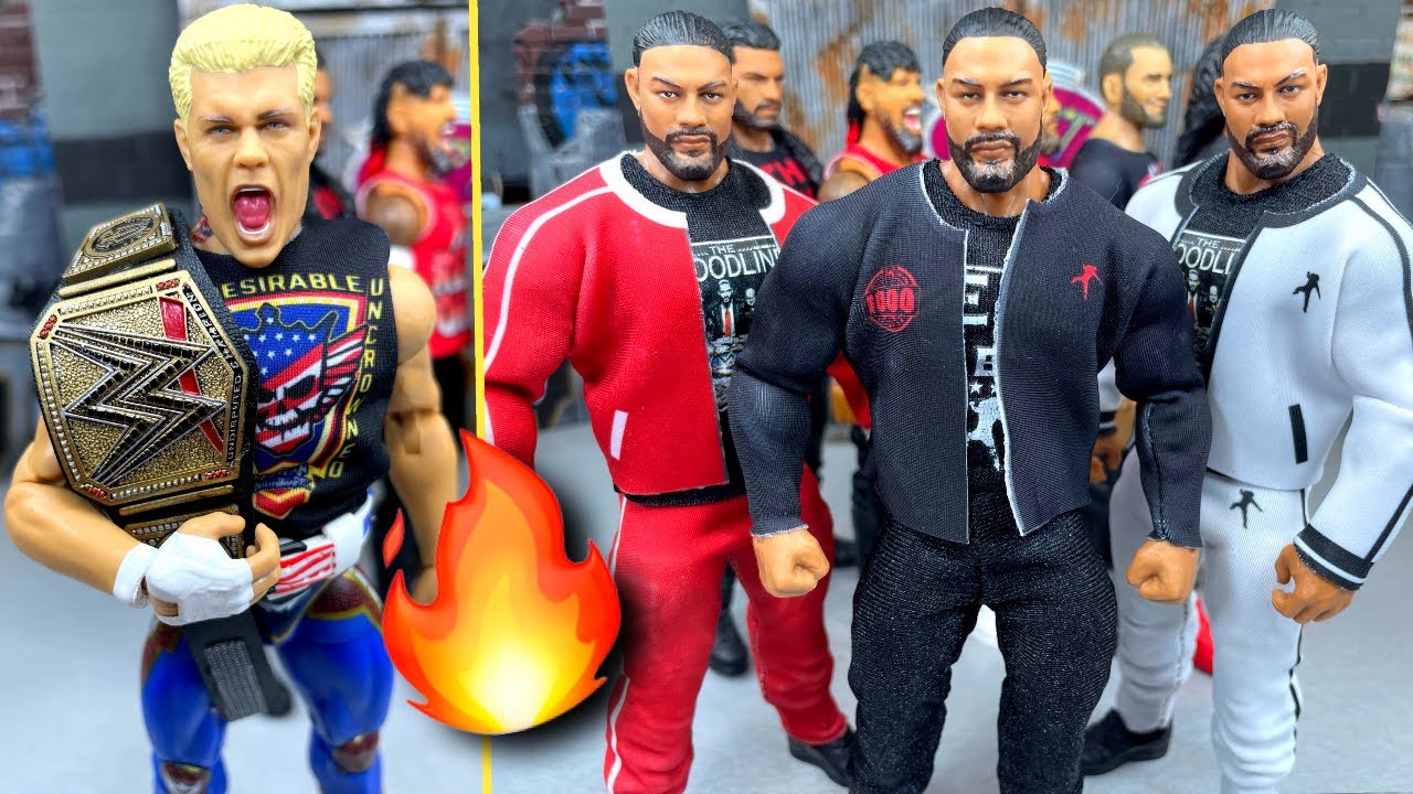WWE ACTION FIGURE CLOSET! CUSTOM WWE FIGURE CLOTHING!
