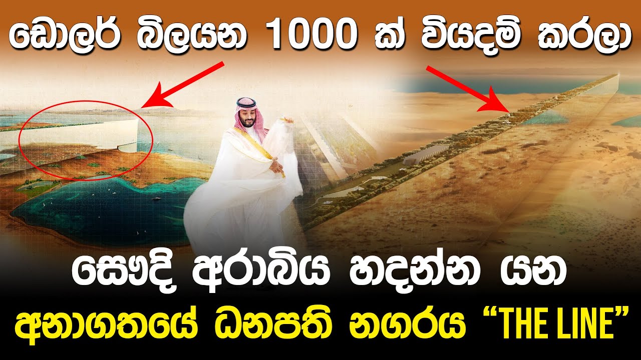 සෞදි අරාබිය හදන අනාගතයේ නගරය “ THE LINE”  | The Line city, Saudi Arabia |