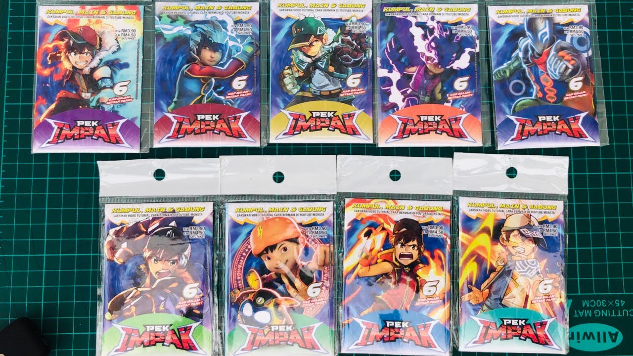 Poster boboiboy galaxy card pek impak ni semua lawa #boboiboy #boboiboygalaxy #mechamato