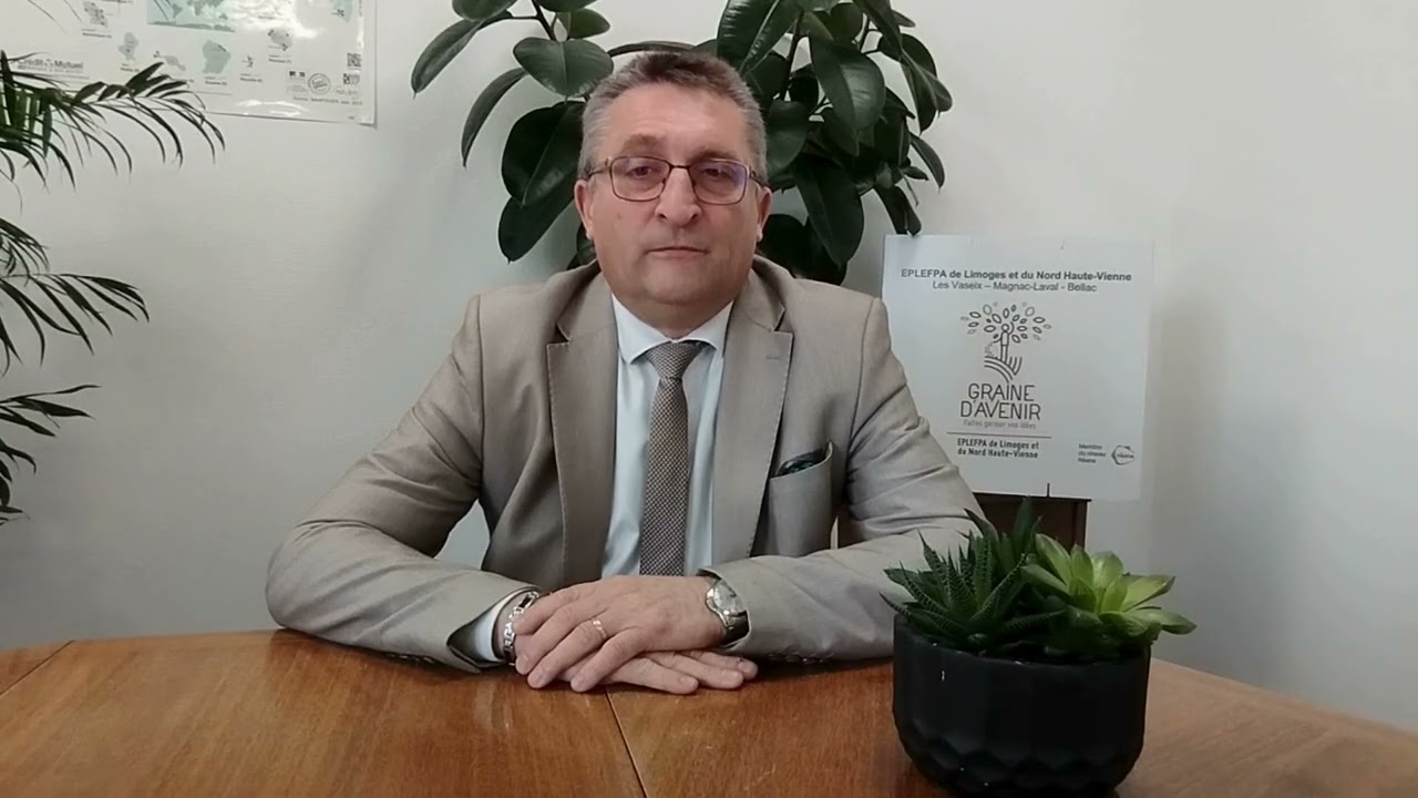 Voeux 2025 de Christophe AUBOUEIX, directeur de l'EPLEFPA de Limoges et du Nord Haute-Vienne