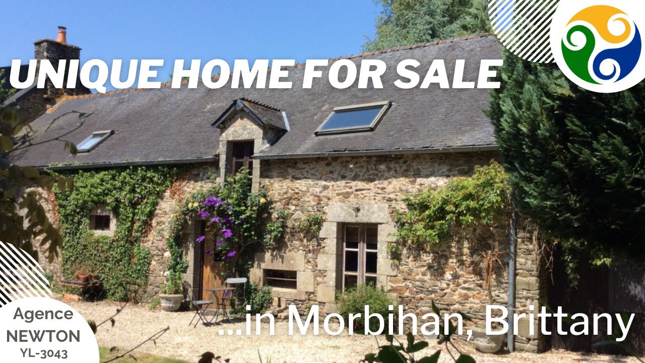 FRENCH HOUSE FOR SALE - Atmospheric stone cottage in Brittany, France