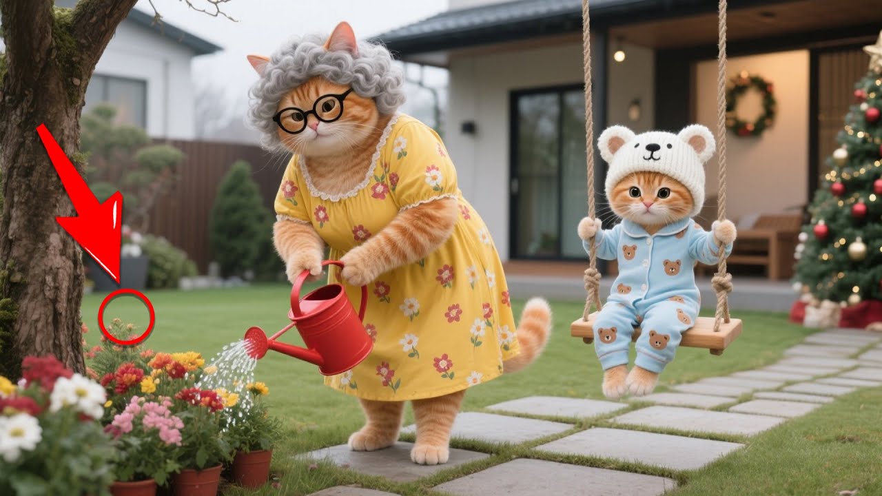 Papa Cat & Mama Cat Take Ginger Back to the Hometown to Visit Grandma 🐾👵 | Funny Cat Videos