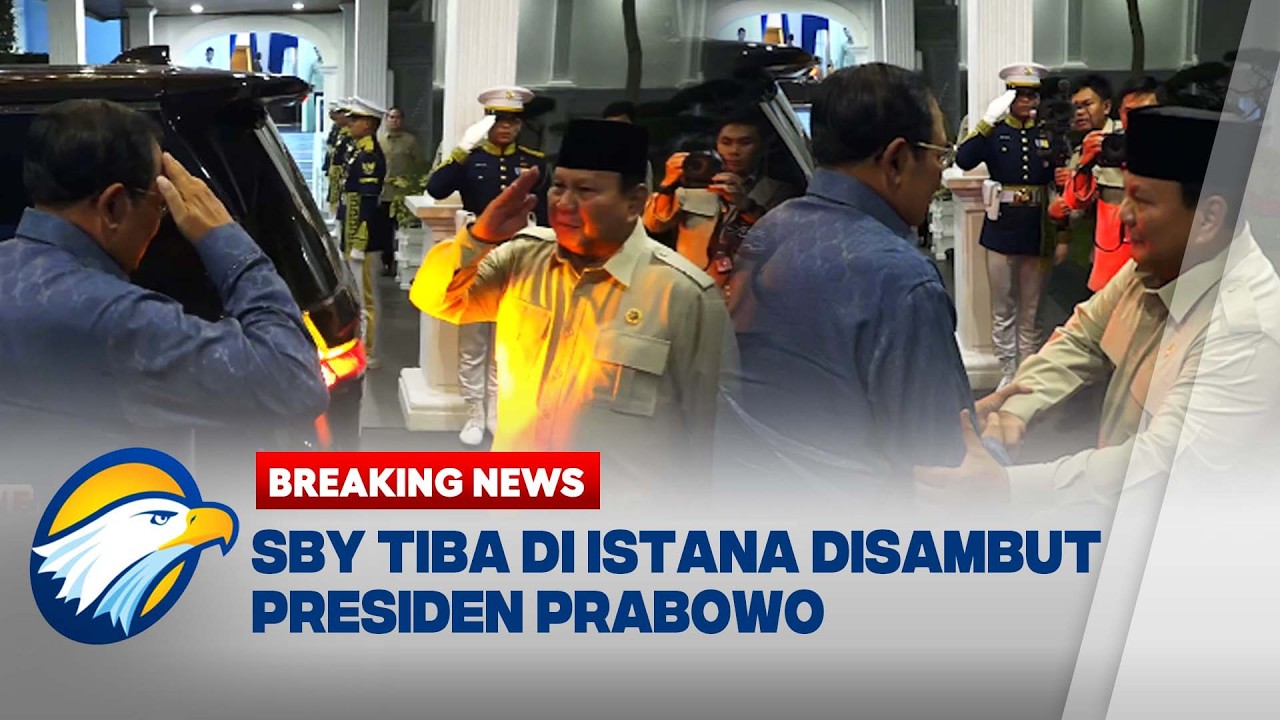 BREAKING NEWS - Presiden Prabowo Sambut SBY di Istana Negara