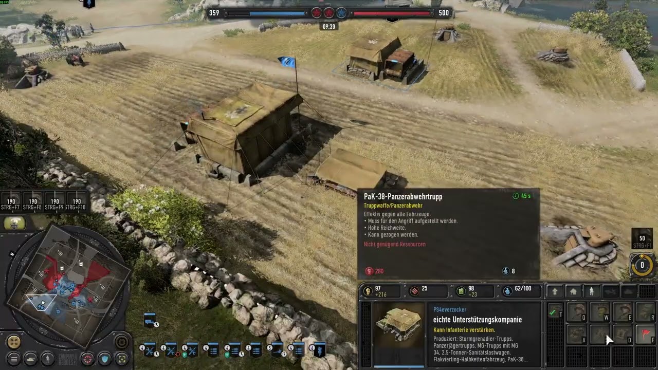 Company of Heroes 3 1 v 1 Afrikakorp