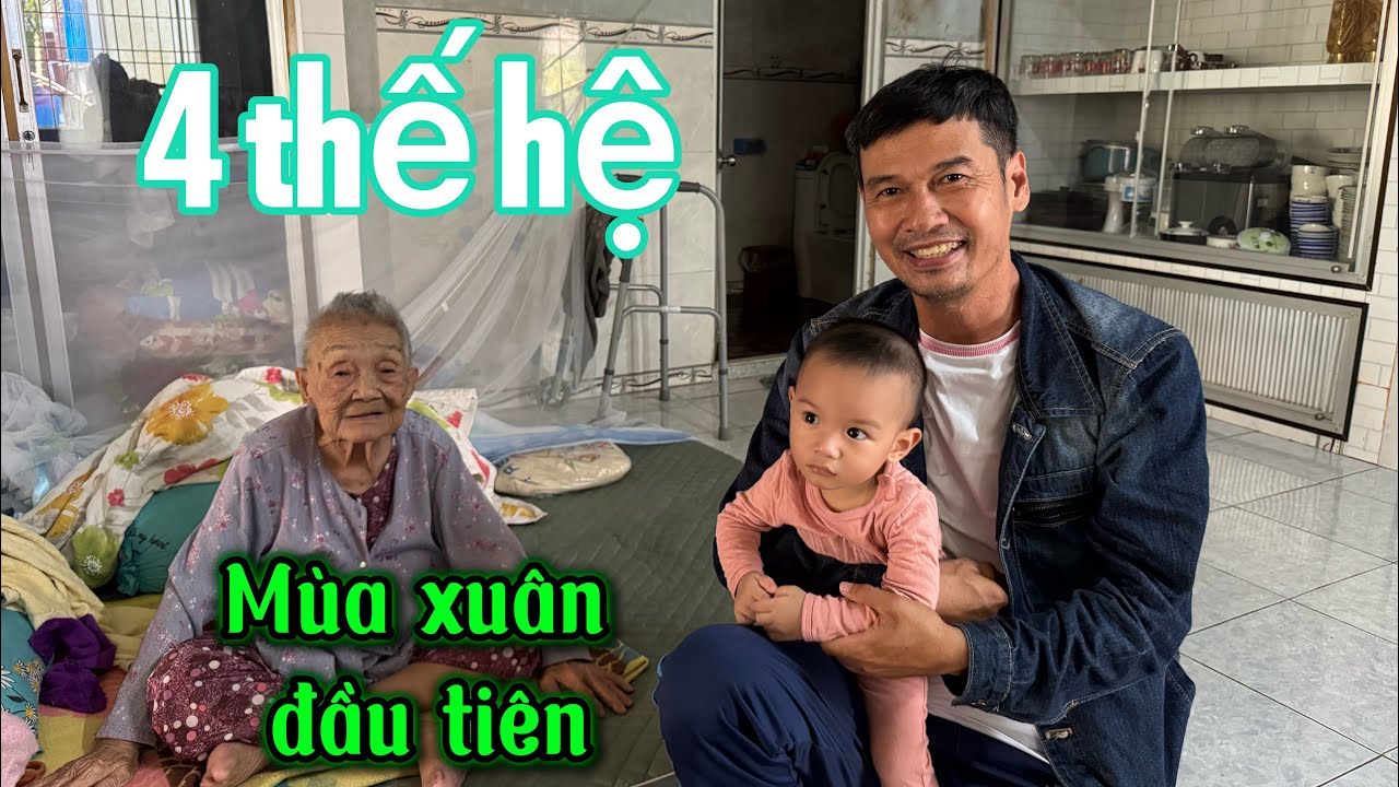 MÙNG 3 TẾT TIẾT CƯƠNG LÌ XÌ VÀNG CHO NGHÉ VÀ CHỞ VỢ CON ĐI CHÚC TẾT