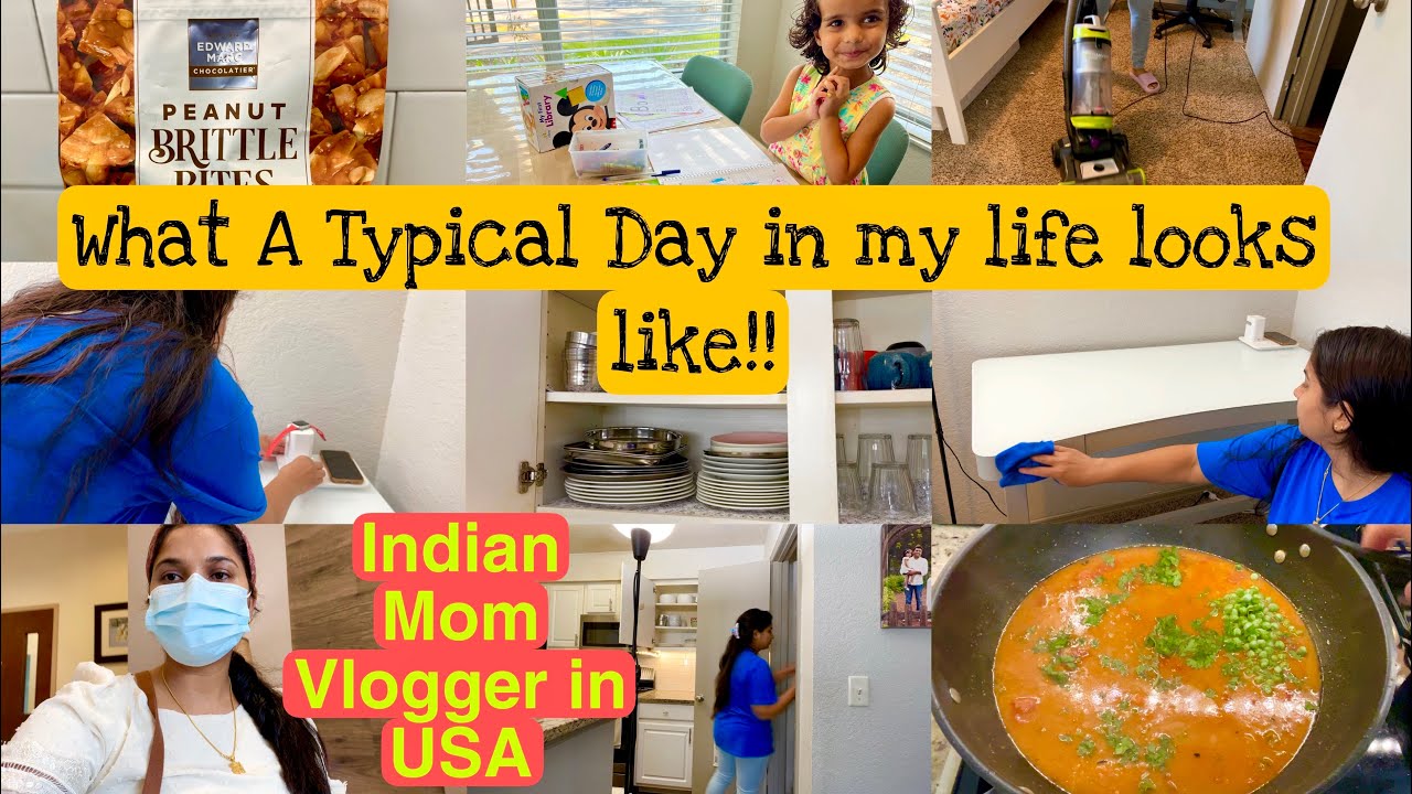 Indian Mom&rsquo;s TYPICAL Day In My Life Vlog,Lunch to dinner Daily Routine,DIML,Morning To Night Routine