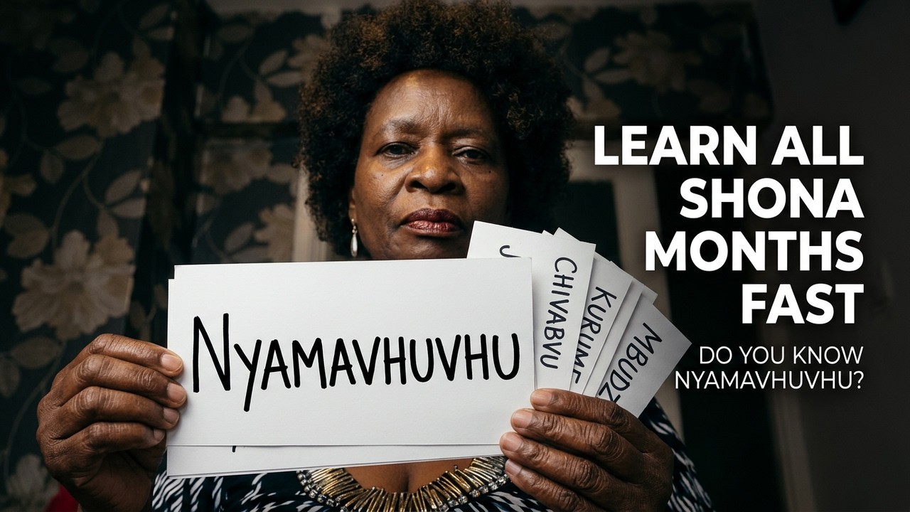 Mazita emwedzi | Names of months in Shona | Learning Shona language with Sarura Kids