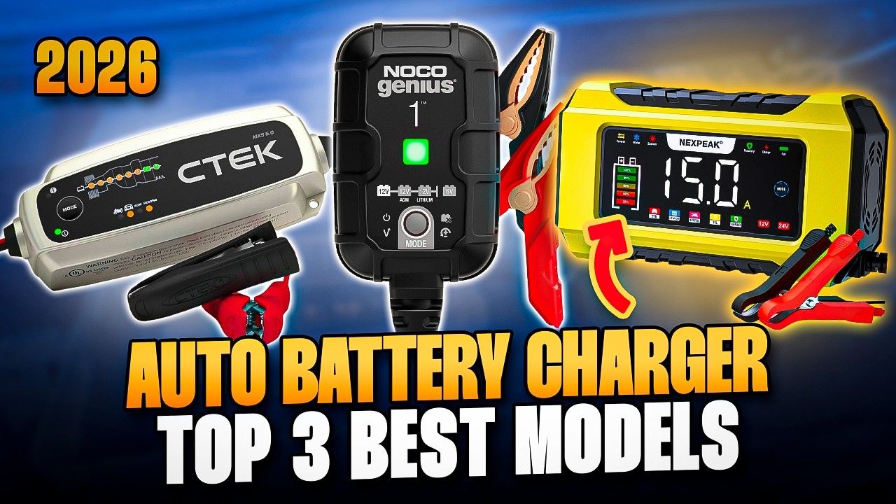 Discover the Best BATTERY CHARGERS to Buy in 2025! TOP 3 Options - Automotive Battery Charger