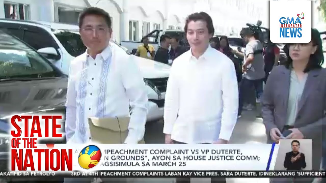 3rd at 4th impeachment complaint vs VP Duterte, 