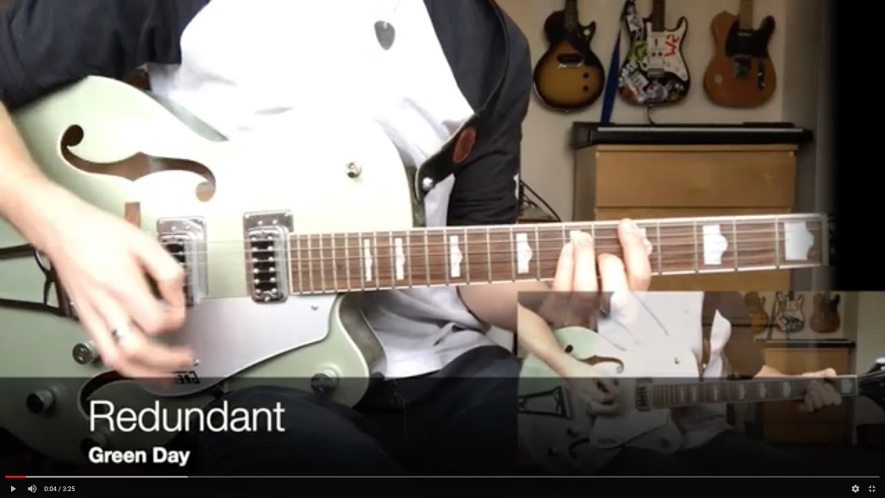 Redundant - Green Day (Guitar Cover)